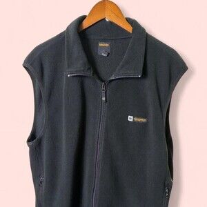 Vintage Black Nautica Competition Fleece Best Made In USA Sz XL